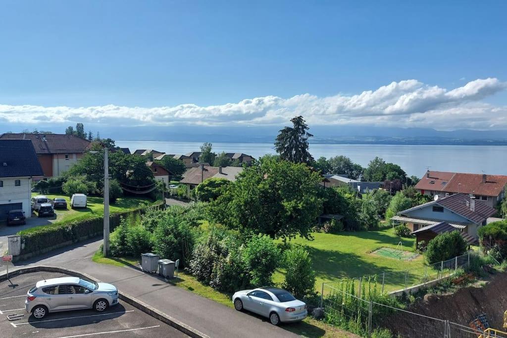 Appart Cosy Avec Vue Sur Le Lac Leman 에비앙레스벵즈 외부 사진