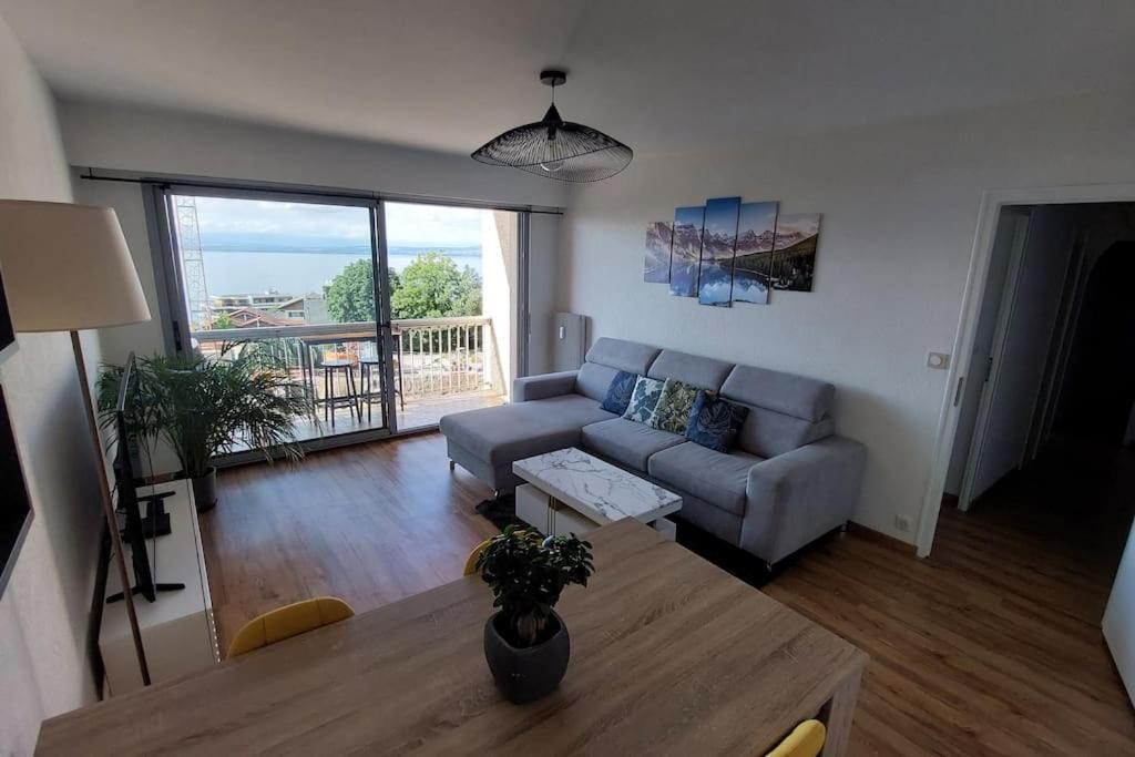 Appart Cosy Avec Vue Sur Le Lac Leman 에비앙레스벵즈 외부 사진